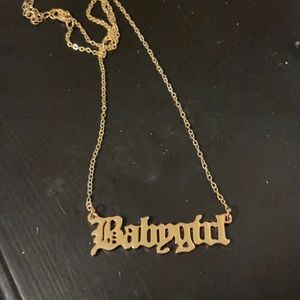Baby girl necklace